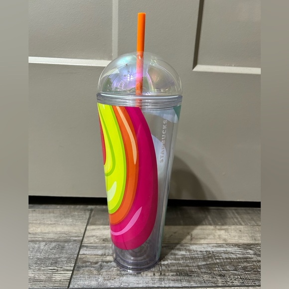 Starbucks Other - Starbucks 2025 Summer Collection 24oz Cold Cup iridescent vibrant multi-color